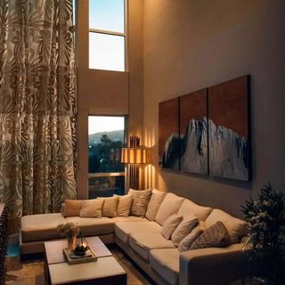 Dos Cortinas Transparentes de Alta Calidad