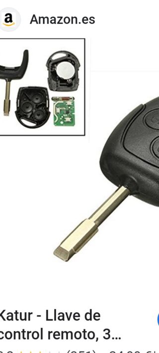 Llave eléctrica coche 