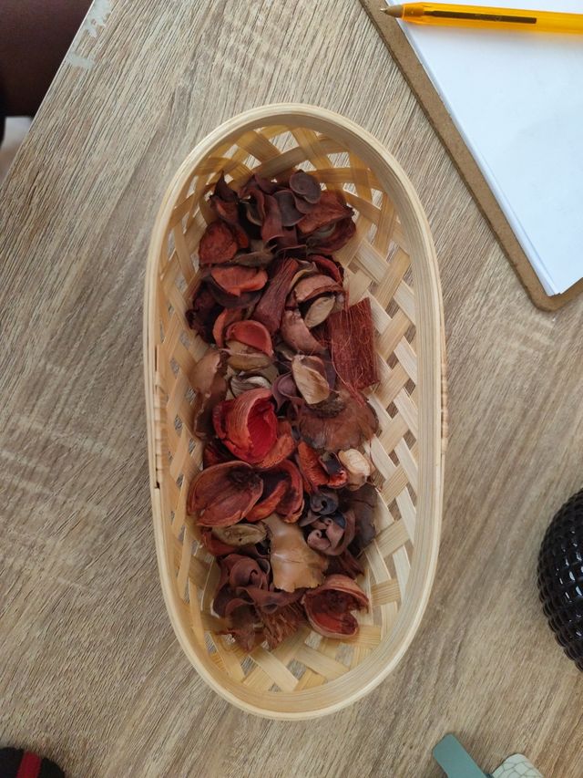 Cesta de mimbre 22x10cm