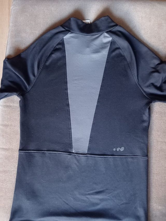 Camiseta técnica negra niño