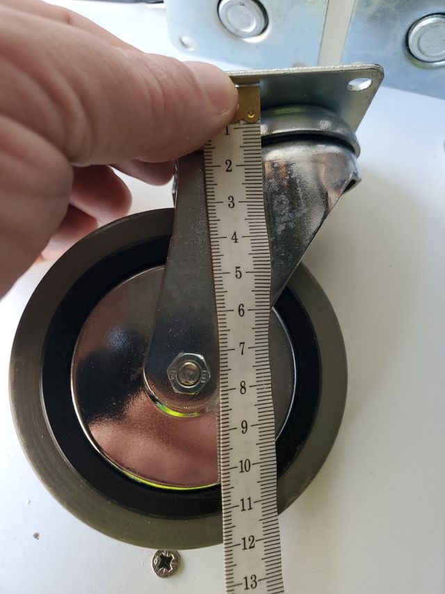 4 ruedas con freno giratorias industriales 