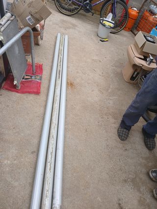Tubos de aluminio 3 unidades