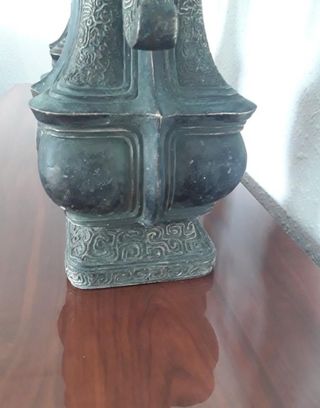 Jarrones bronce chinos