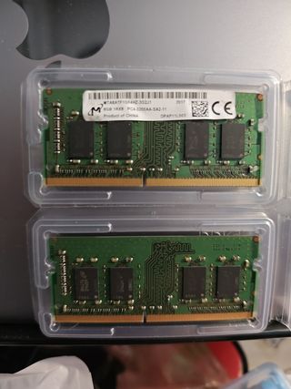 2x8gb ram DDR4 portátil Asus