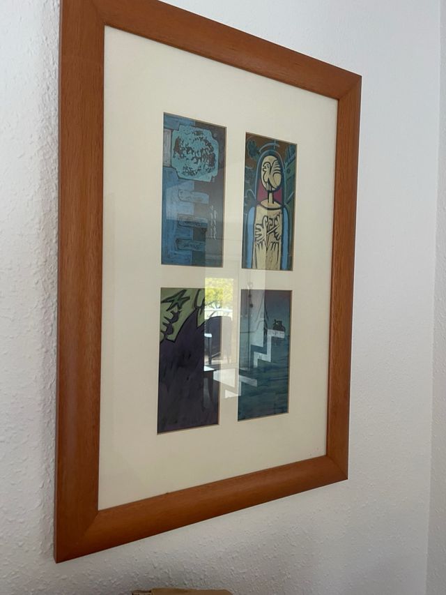 Cuadros marcos madera 20 cada uno. los 2 por 35