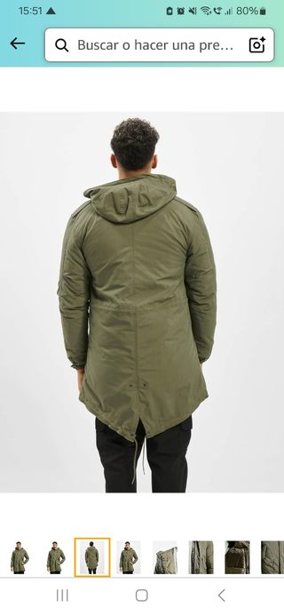 BRANDIT PARCA PARKA ABRIGO hombre