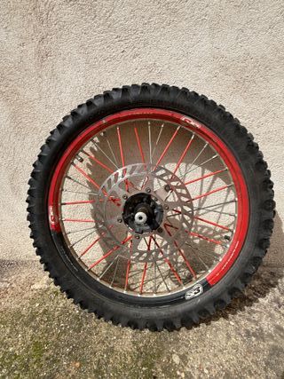 Rueda delantera enduro 