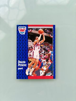 Carta NBA Drazen Petrovic #134 Fleer 91-92 🇺🇸