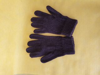 Guantes negros, lana, SIN USO