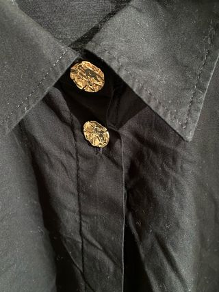 Blusa negra de zara 