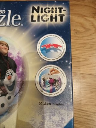 Lámpara Puzzle 3D FROZEN 