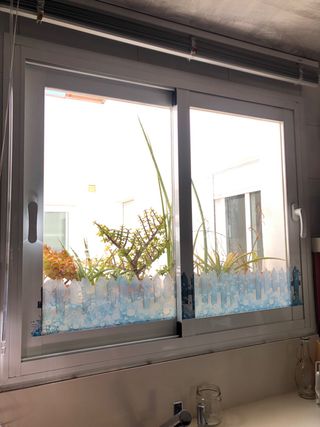 Ventana doble cristal aluminio