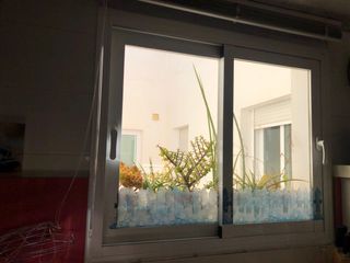 Ventana doble cristal aluminio