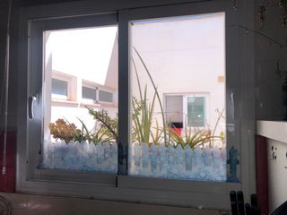 Ventana doble cristal aluminio