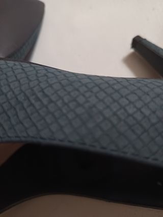 Zapatos salón verde oscuro