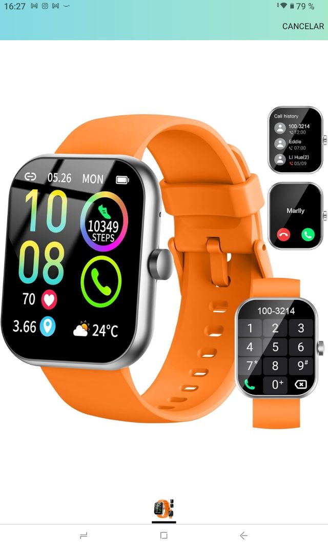 Smartwatch naranja