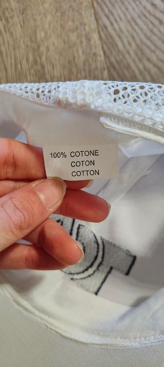 Cappello bianco con frontino bambino