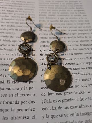 Pendientes bisutería vintage años 2000