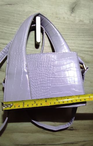 Borsa pitonata color lilla