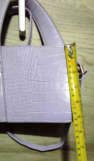 Borsa pitonata color lilla