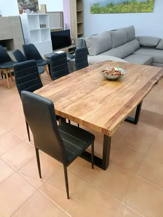 MESA MADERA DE ACACIA 100% REAL