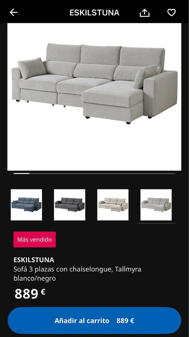 Sofa chaiselongue