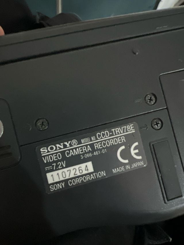 Camara de Video Sony