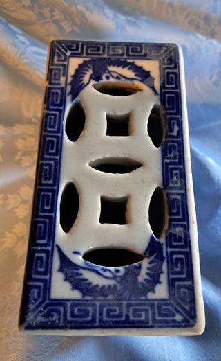 Porcellana antica Cina -cuscino oppio