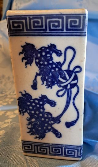 Porcellana antica Cina -cuscino oppio