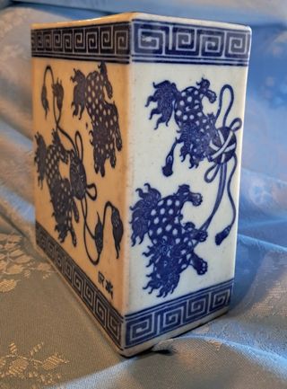 Porcellana antica Cina -cuscino oppio