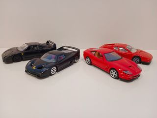 Lote 4 Ferrari a 1:43, usados