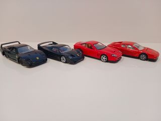 Lote 4 Ferrari a 1:43, usados