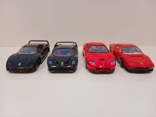 Lote 4 Ferrari a 1:43, usados