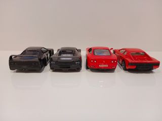 Lote 4 Ferrari a 1:43, usados