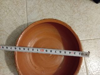 Porta o sotto vaso in creta