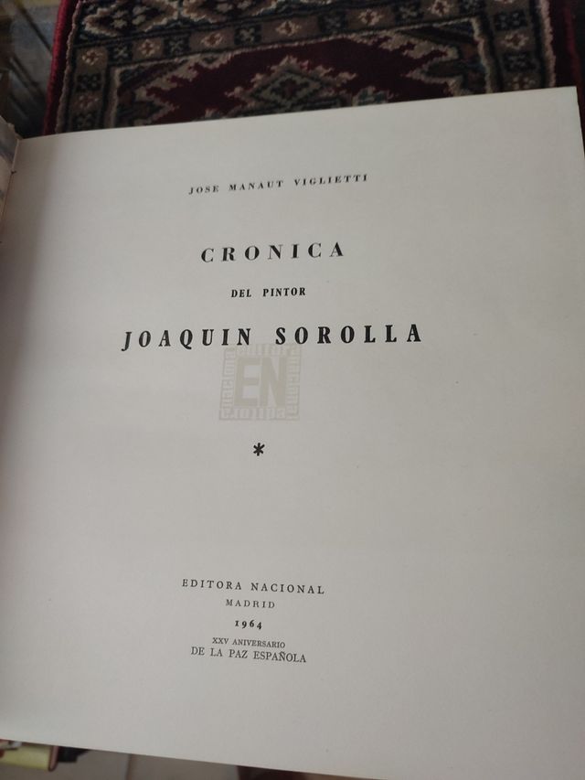 Cronica pintor Joaquín Sorolla Manaut Viglietti