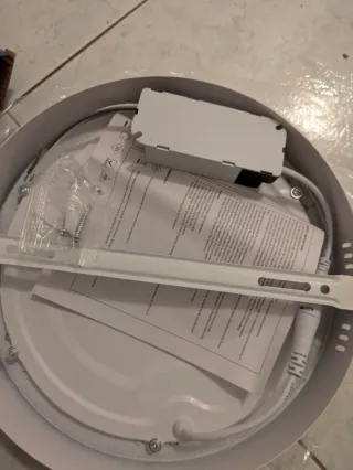 Conjunto de 3 Paneles blancos luz led Nuevos.