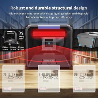 NETUM Escáner Código de Barras Omnidireccional 2D