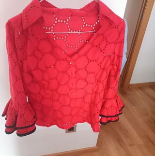 Camisa contrabandista ,flamenca