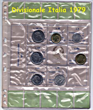 Monete italiane Divisionale in lire dal 1971 