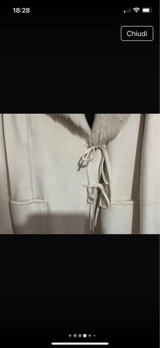 Eco pelliccia cappotto