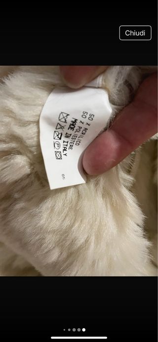 Eco pelliccia cappotto