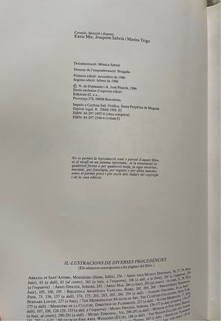 Libro Història de l’art Català vol. I