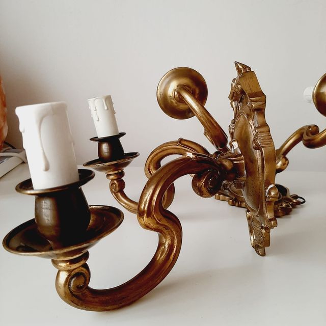 SET 2 Applique bronzo