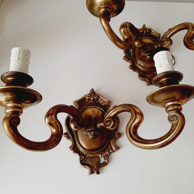 SET 2 Applique bronzo