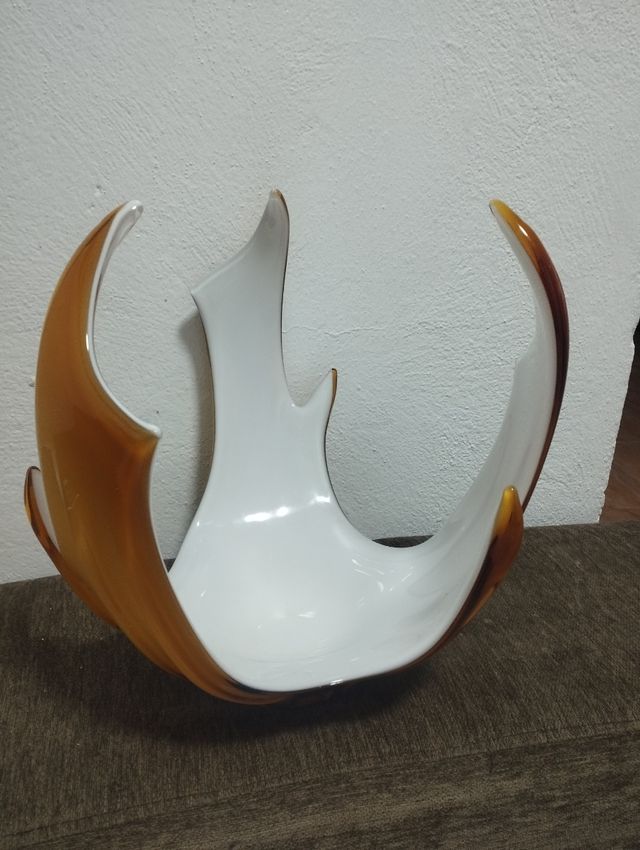 Centro de mesa de cristal de Murano