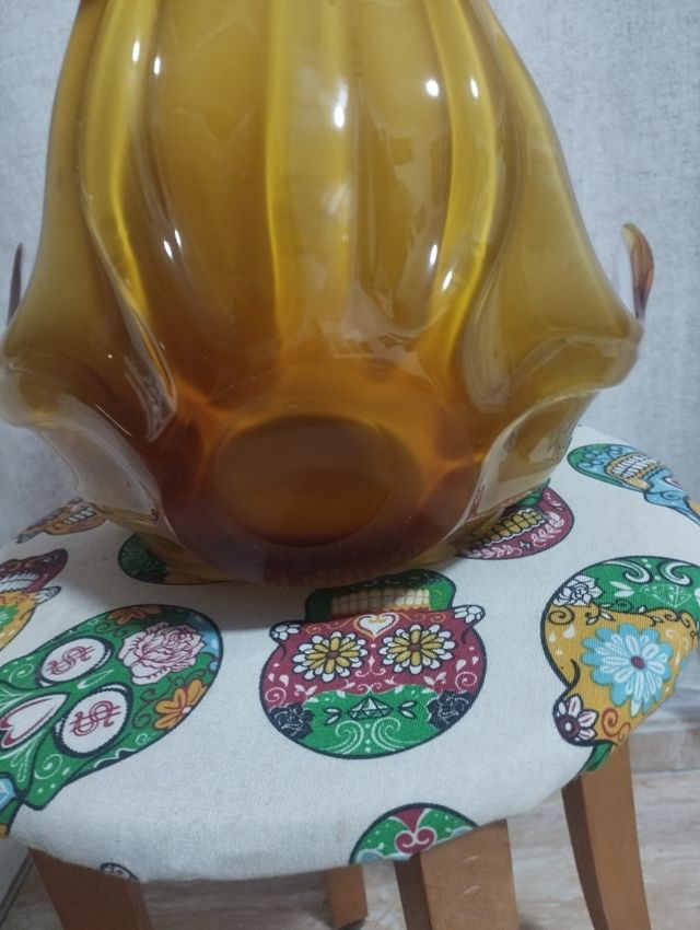 Centro de mesa de cristal de Murano