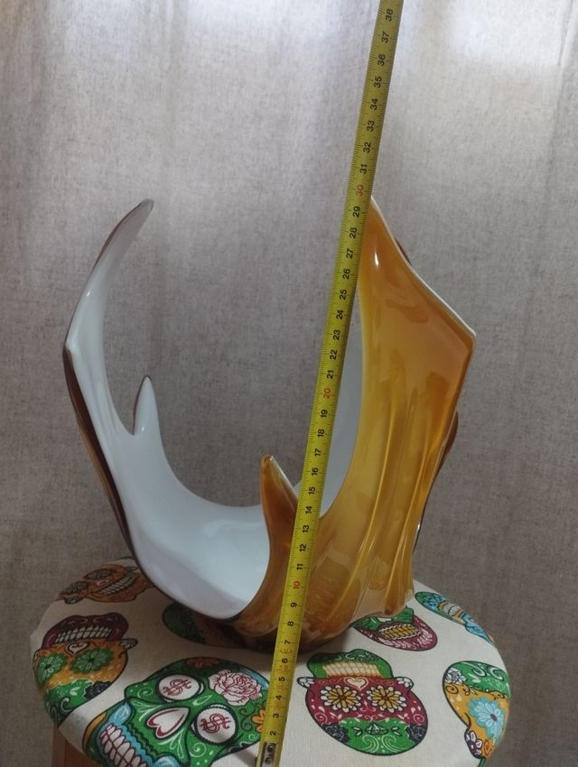 Centro de mesa de cristal de Murano