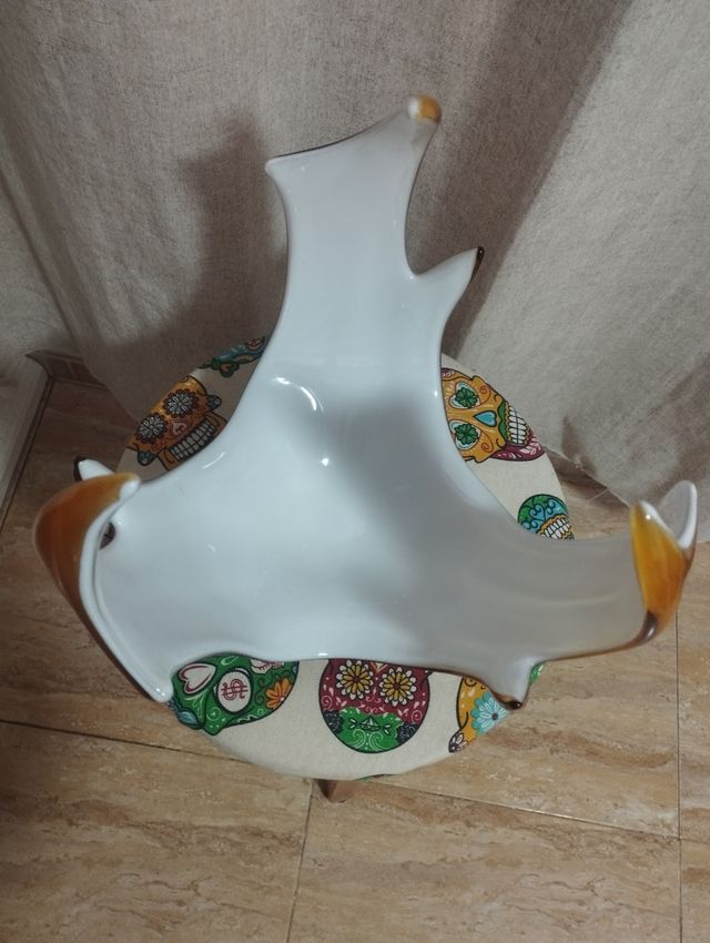 Centro de mesa de cristal de Murano