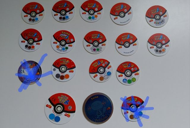 Tazos Pokemon.